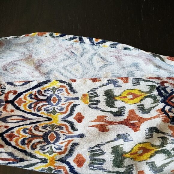 Fourteenth place tribal asymmetrica tie hem blouse - Picture 8 of 8